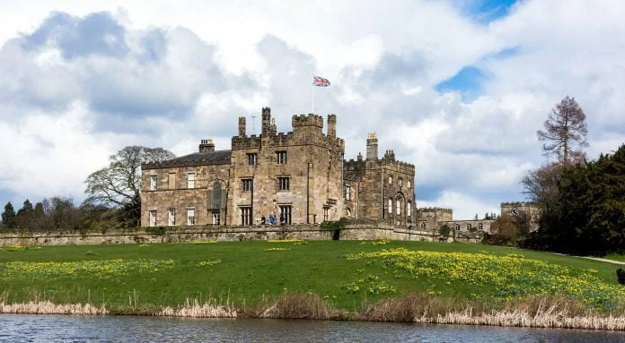 Full view of Ripley Castle.