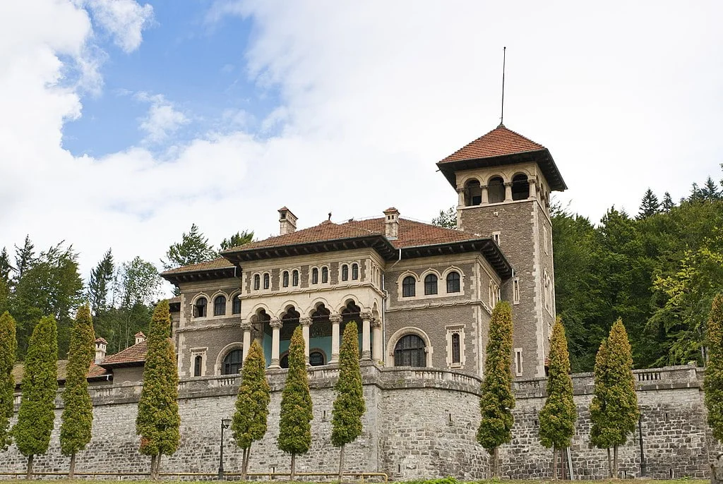 The view from Cantacuzino's terrace.