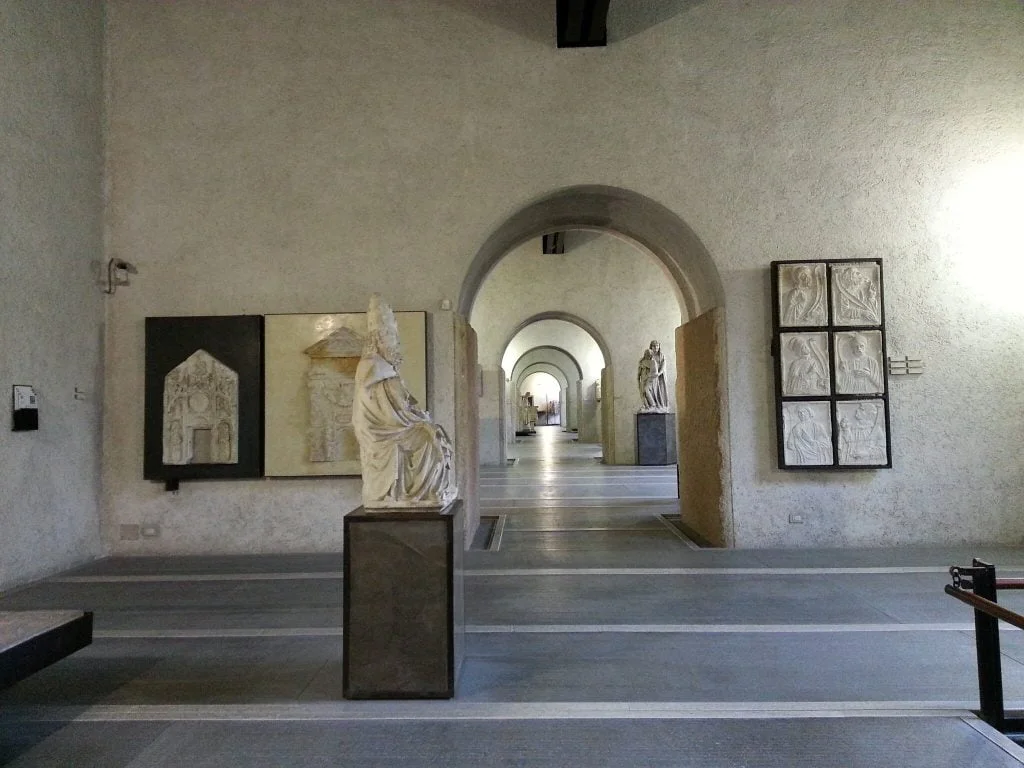 The Museum inside Castelvecchio. 