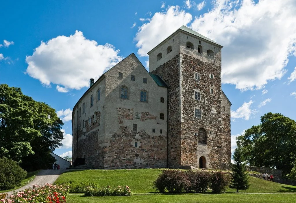 The view of Turku castle's structure.