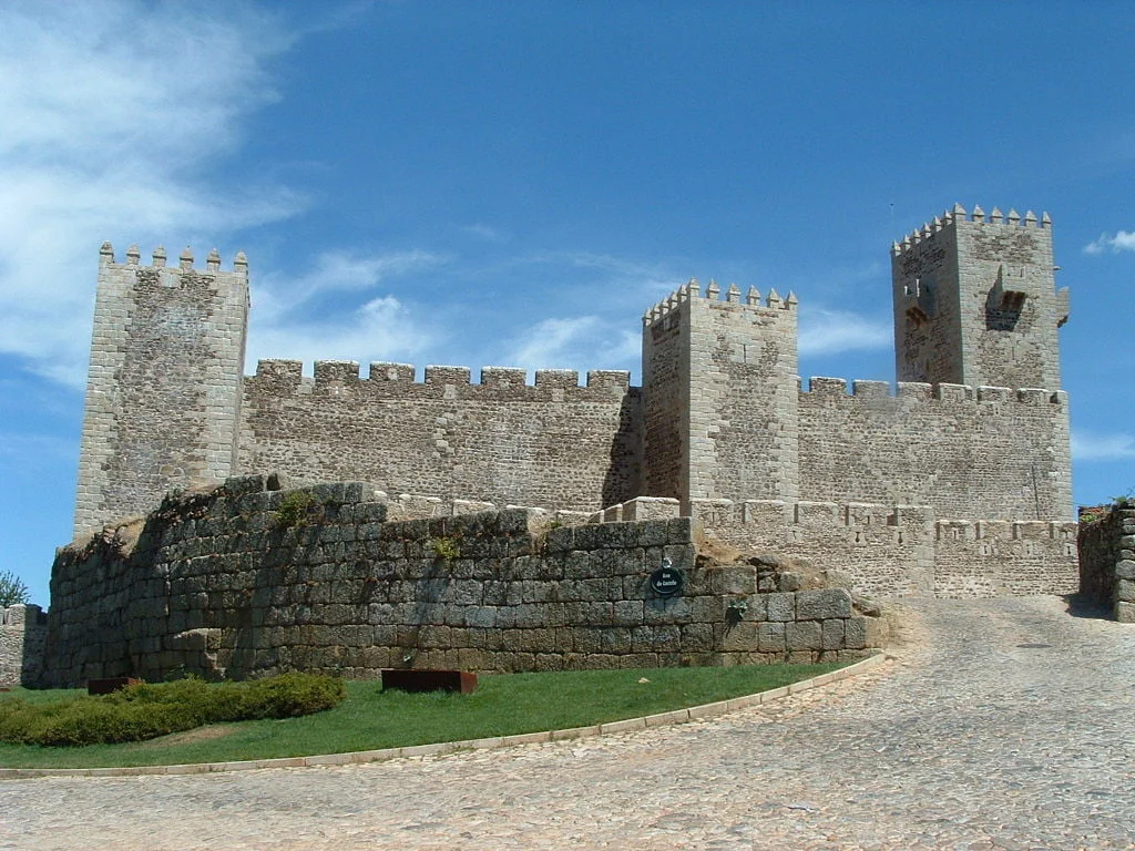 The beautiful structured Sabugal Castle.