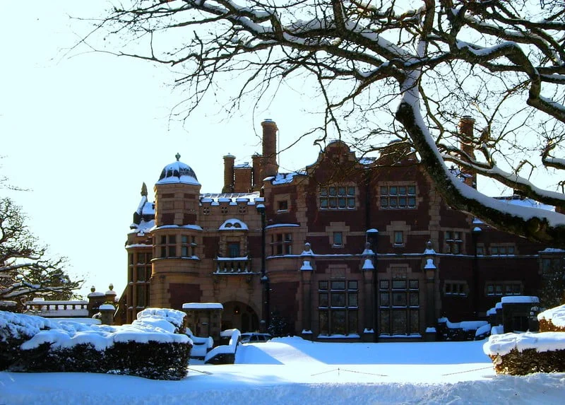 Tjoloholm Castle in the wintertime.