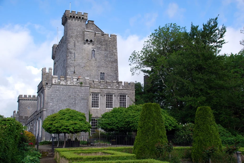 A stunning present-day view of Knappogue castle.