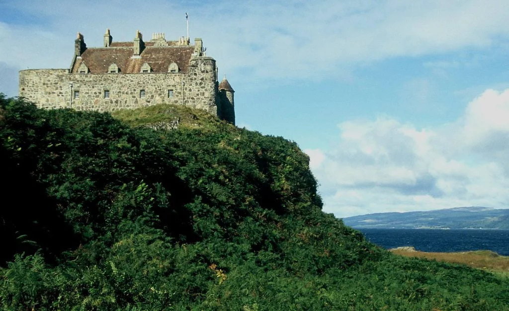 The view of Duart Castle from below. 