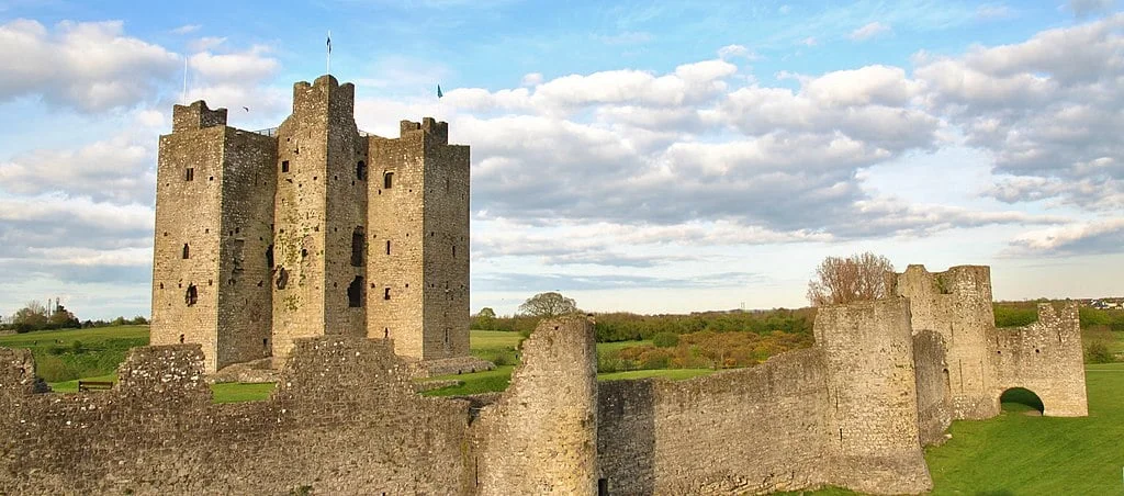 Trim Castle set against a stunning Irish sky.